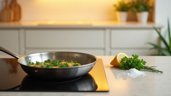 Maîtriser la cuisson avec une poêle en inox pour une cuisine saine